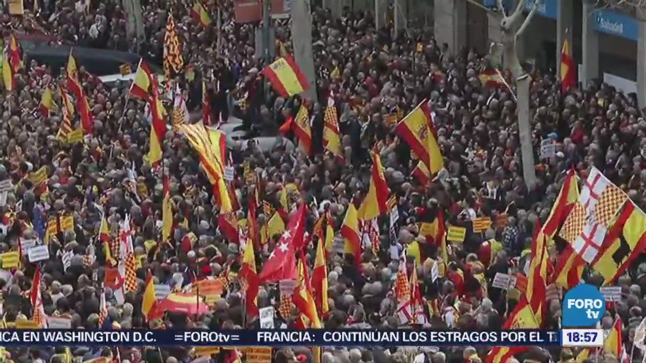 Protesta con humor para rechazar la independencia en España