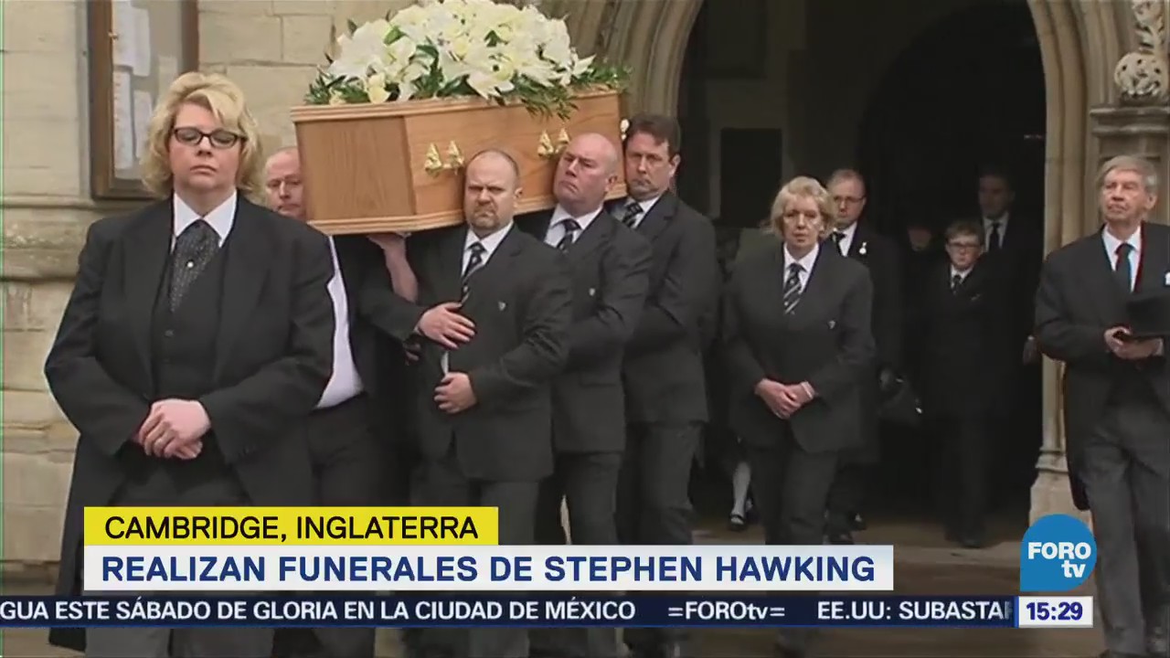 Realizan Funerales Stephen Hawking Cambridge Inglaterra