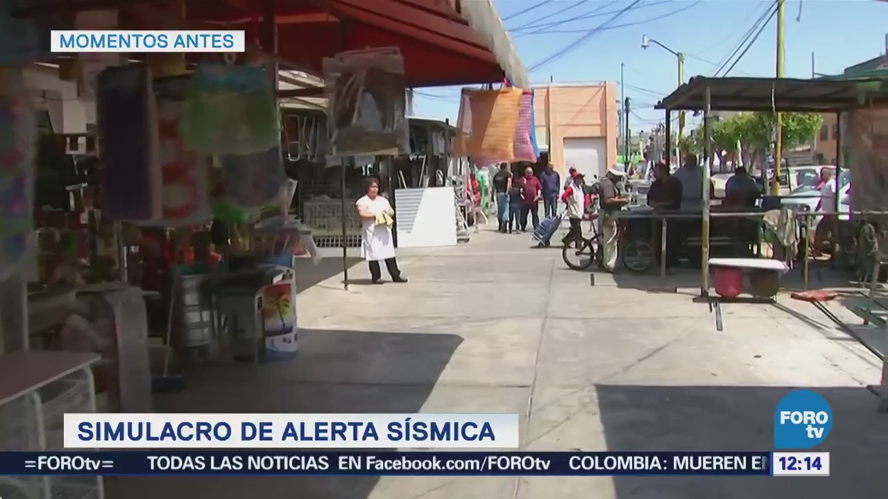 Realizan simulacros de alerta sísmica en Nezahualcóyotl, Estado de México