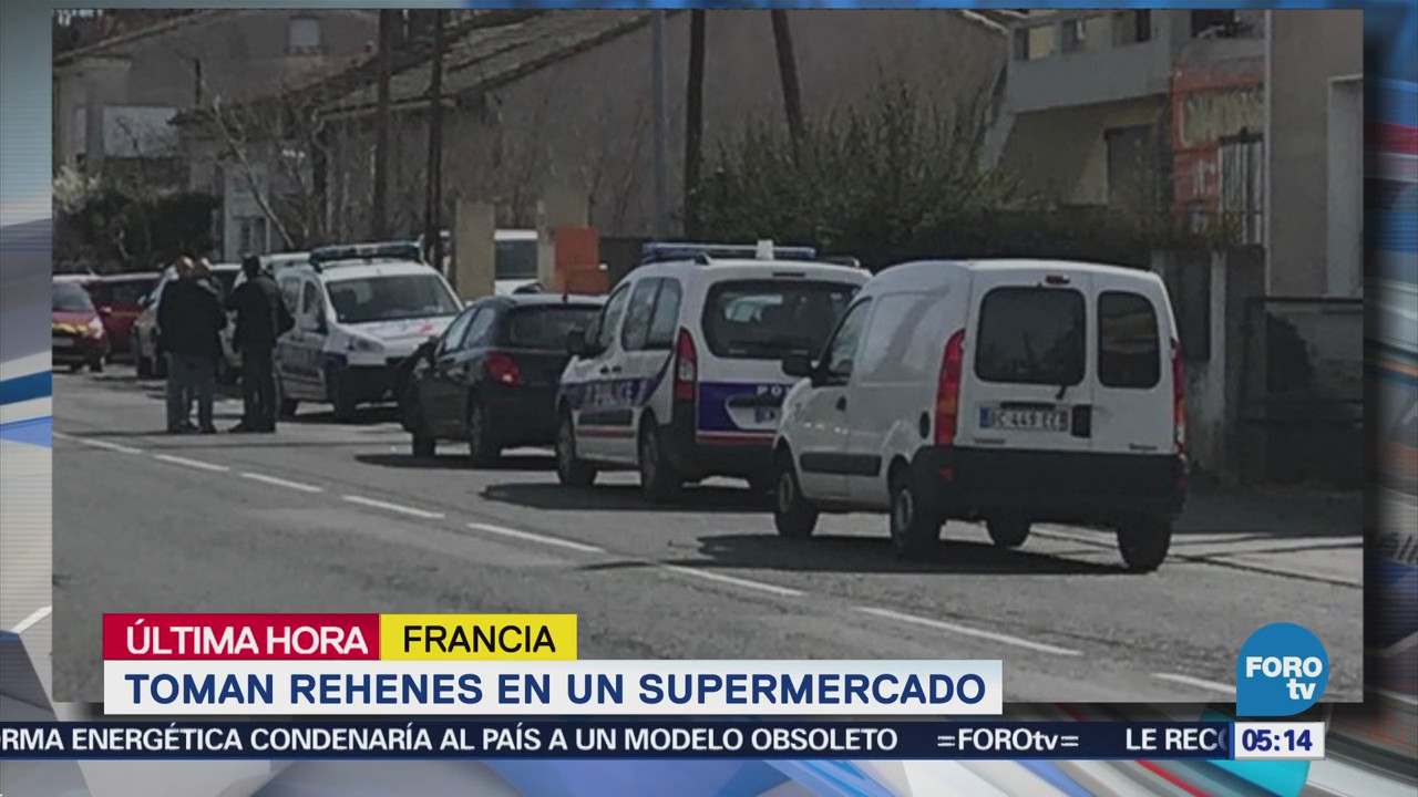 Reportan toma de rehenes en supermercado de Francia; hay un muerto