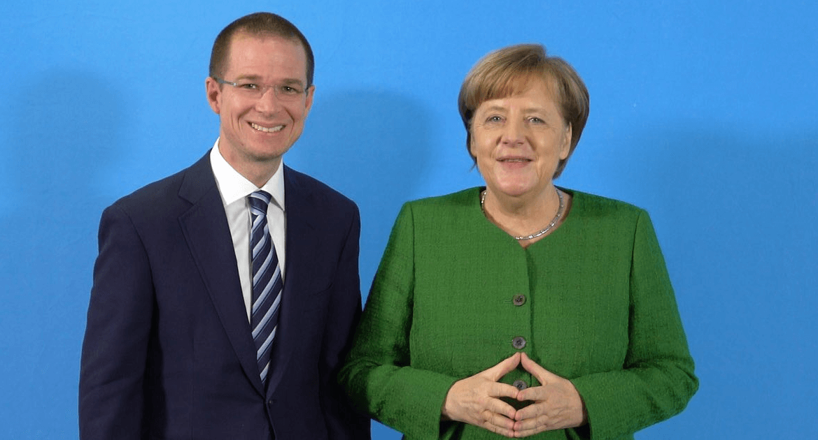 Ricardo Anaya se reúne con Angela Merkel en Berlín
