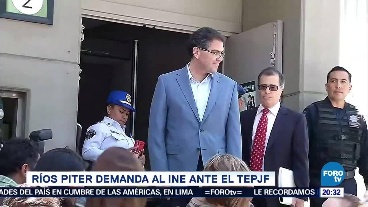 Ríos Piter demanda al INE ante el TEPJF