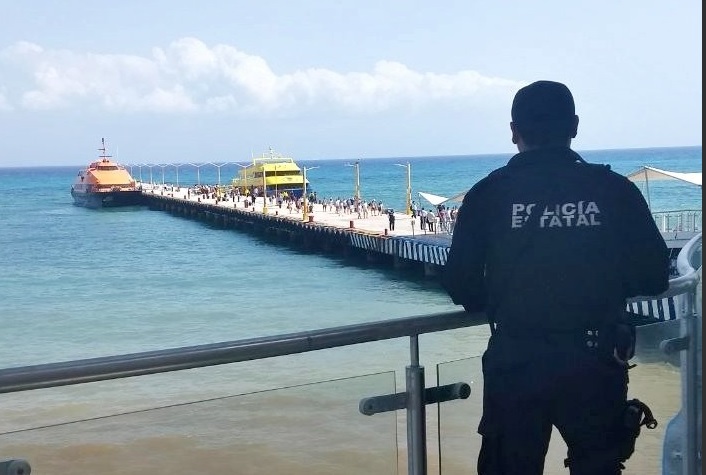 Intensifican vigilancia en Playa del Carmen tras explosión de ferry