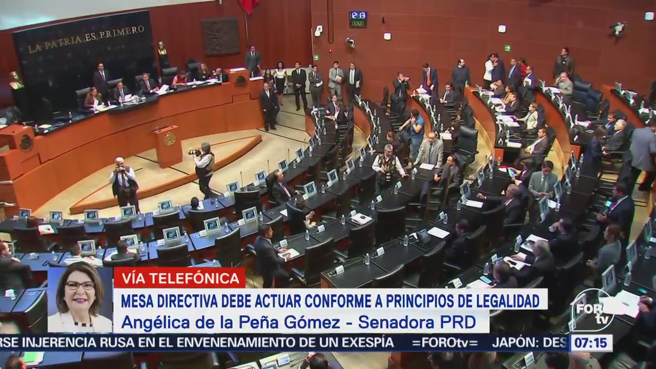 Senadora Angélica de la Peña pide a Cordero imparcialidad en mesa directiva