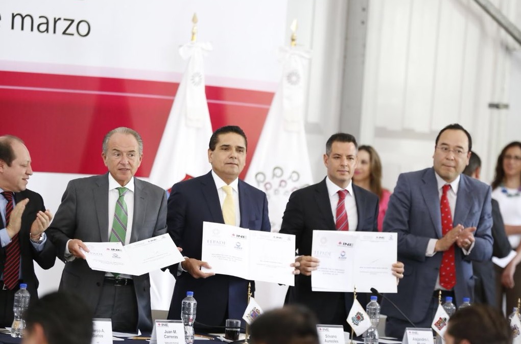 Aureoles garantiza tranquilidad para el proceso electoral en Michoacán