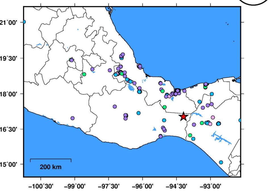 Ocurren 4 sismos mayores a 4 grados en Oaxaca