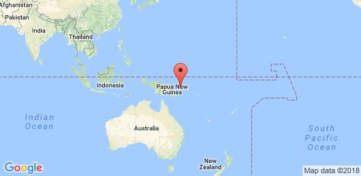Sismo magnitud 6 9 costa Papúa Nueva Guinea