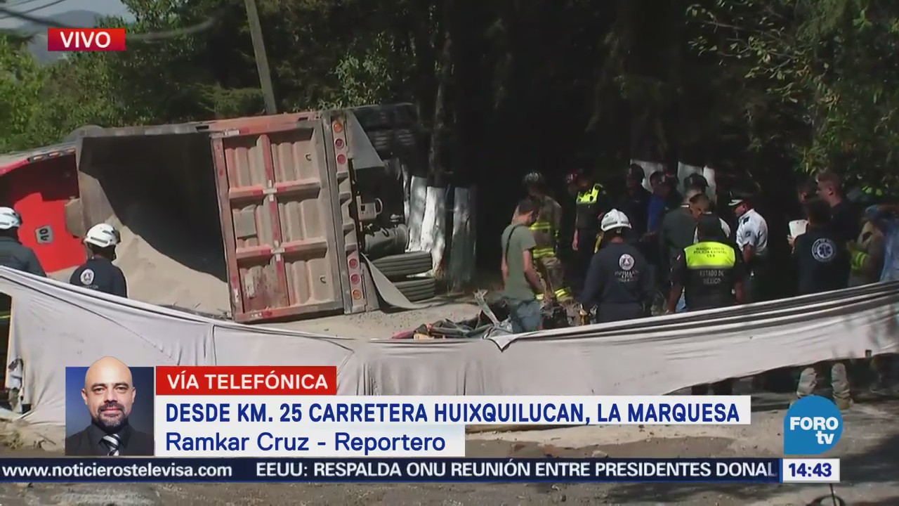 Suman Tres Personas Muertas Accidente Huixquilucan