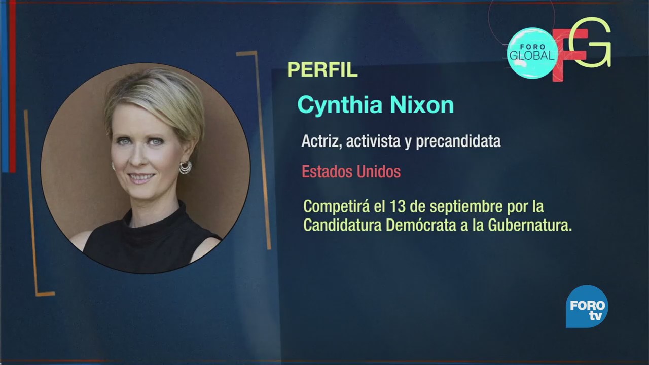 The governor & the city: Cynthia Nixon quiere gobernar