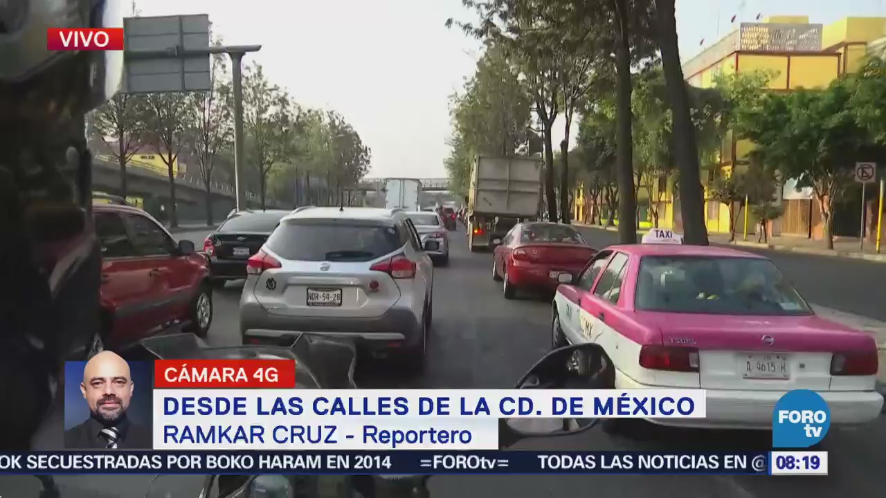 Tráfico complicado en Francisco del Paso y Troncoso, CDMX