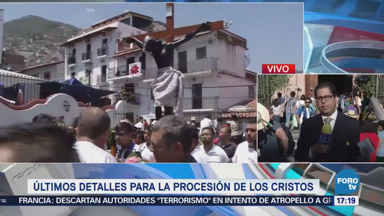 Últimos detalles para la procesión de Los Cristos en Taxco