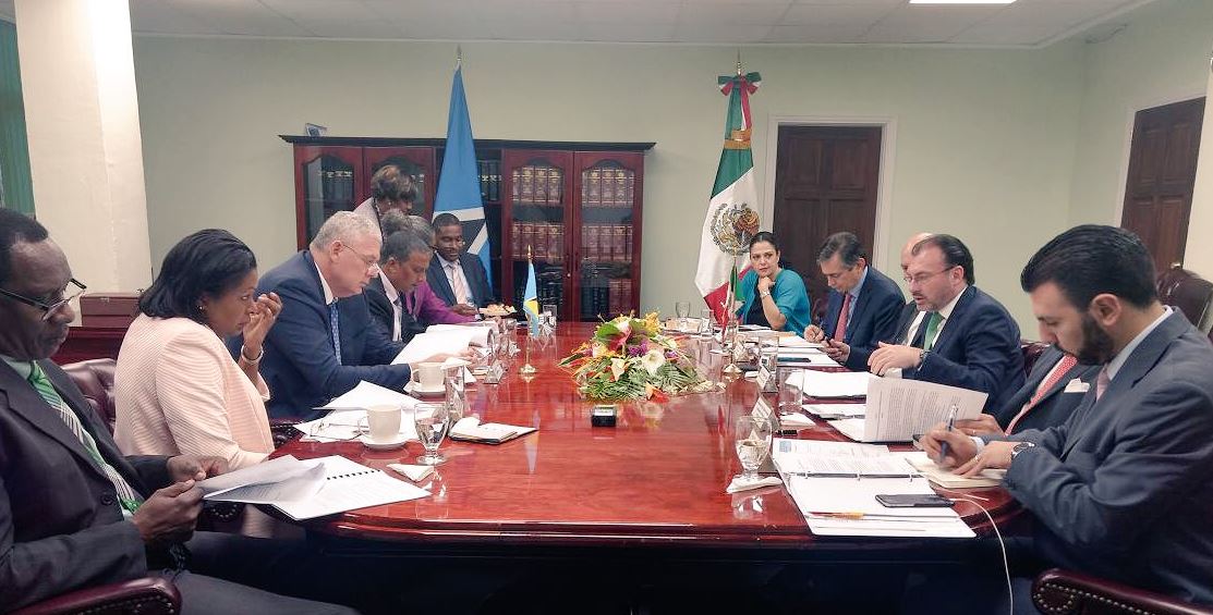 México y Santa Lucía refuerzan lazos de cooperación y diálogo político