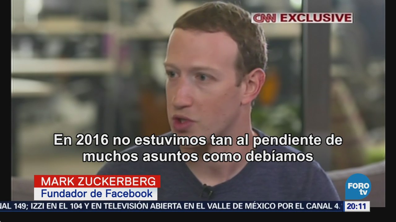 Zuckerberg reconoce errores en seguridad de Facebook