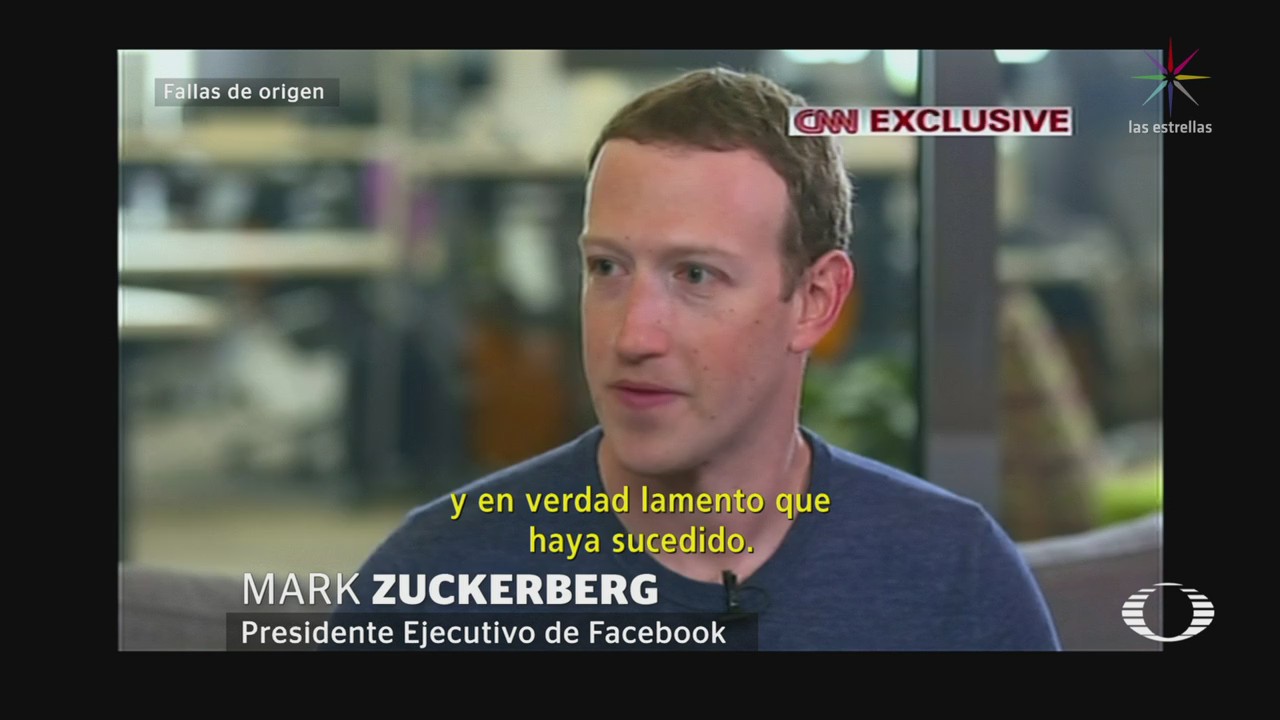 Zuckerberg reconoce que Facebook falló a sus usuarios