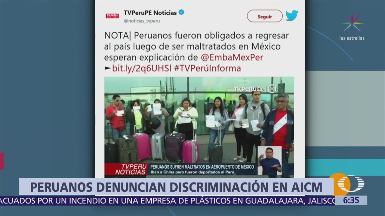 18 peruanos denuncian discriminación de agentes migratorios en el AICM