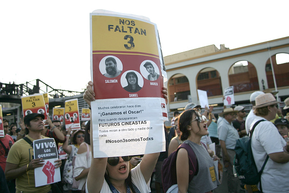 Protesta por muerte de estudiantes Jalisco