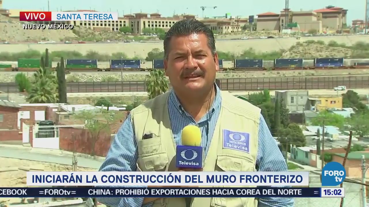 Inicia Construcción Muro Metálico Entre México Eu