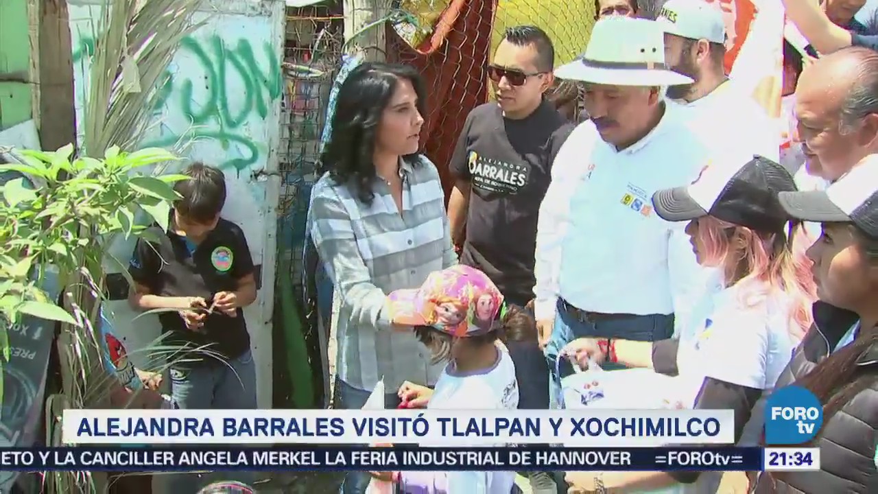 Alejandra Barrales Visitó Tlalpan Xochimilco