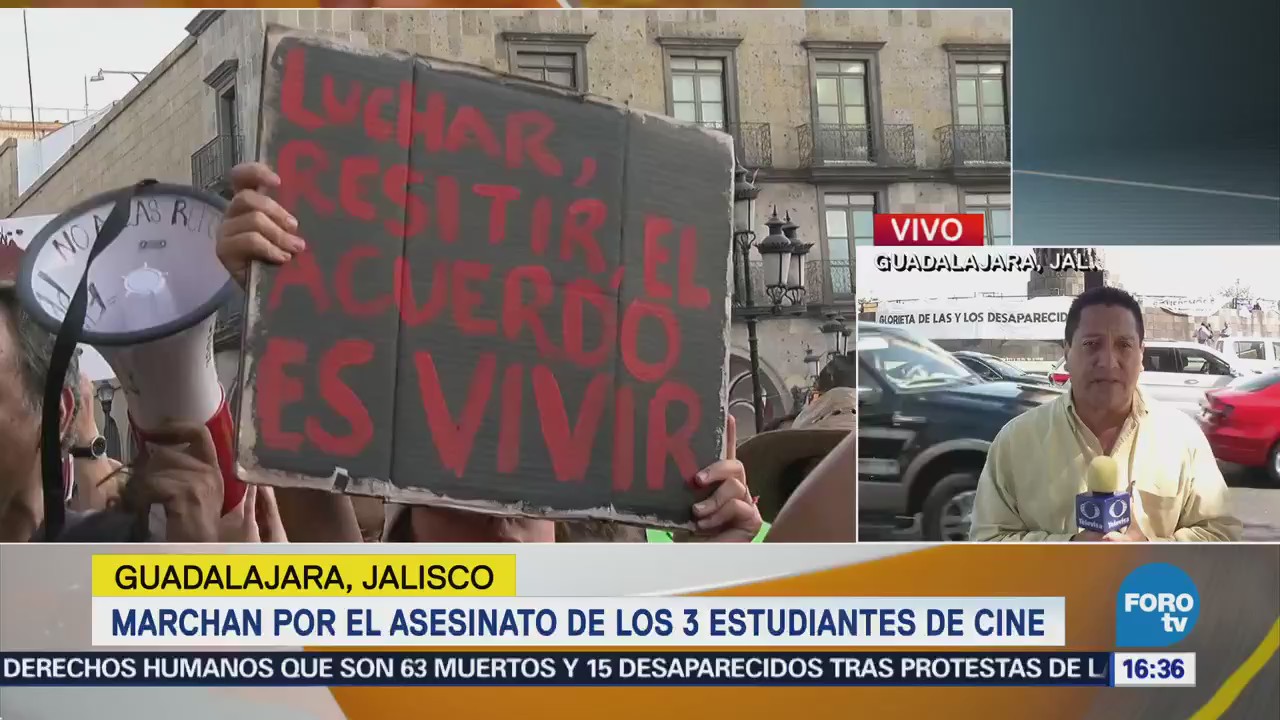 Alistan marcha por estudiantes asesinados en Guadalajara