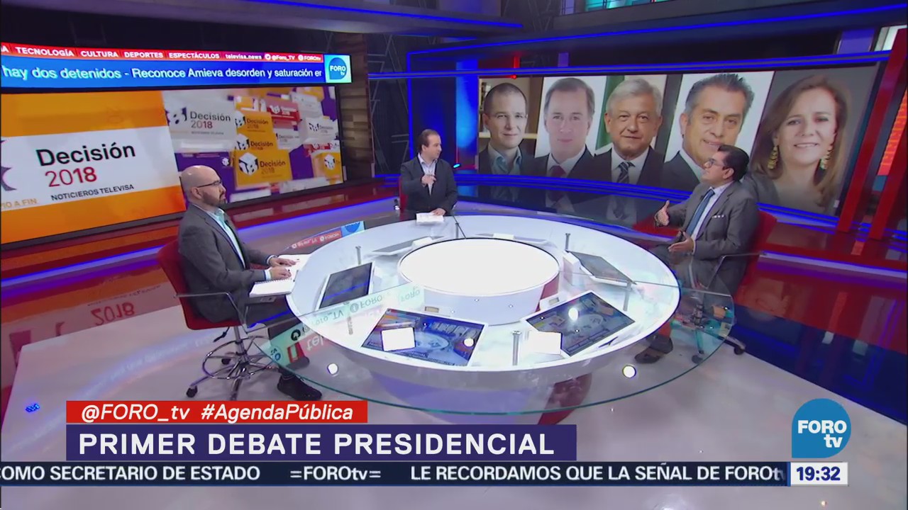 Análisis post-debate Agenda Pública Claudio Flores Luis Espino