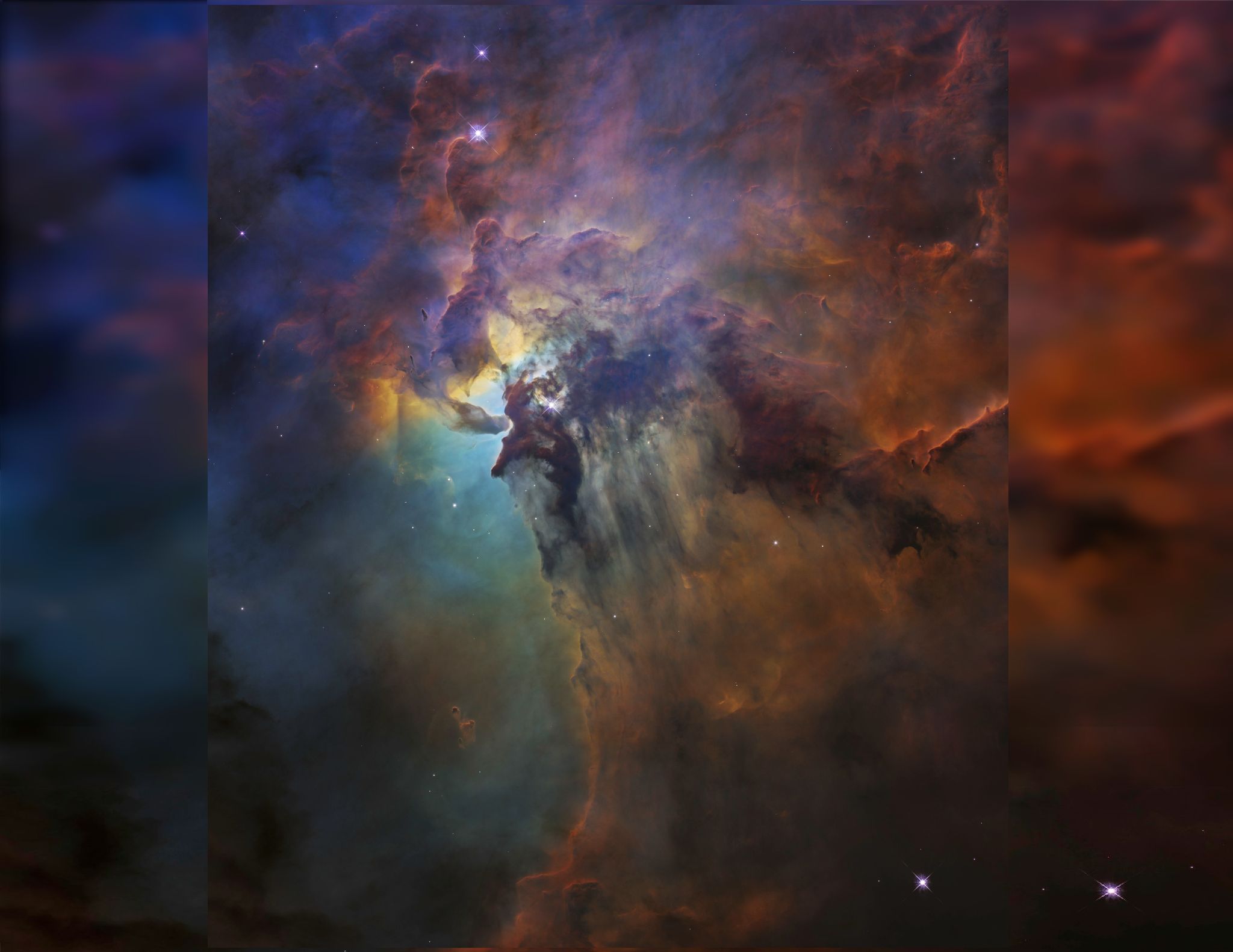 Telescopio Hubble celebra 28 años con colorida foto de Nebulosa del Lago