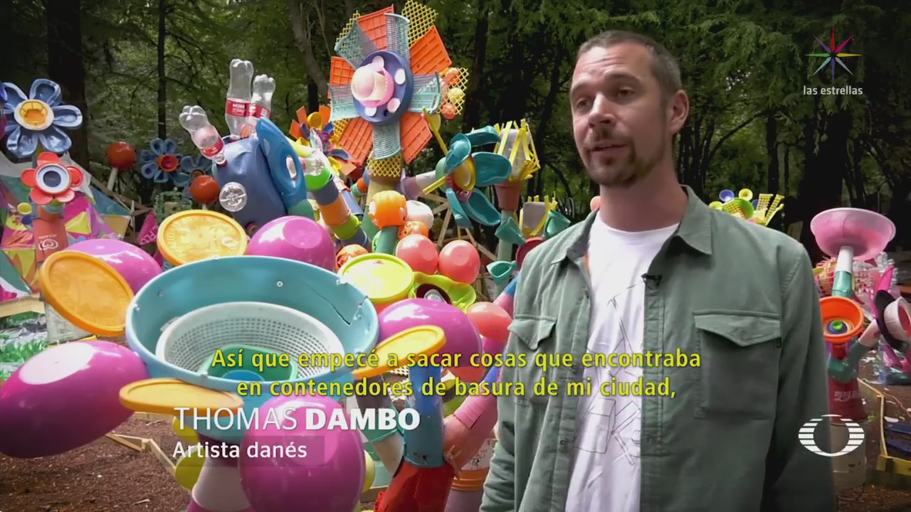 Artista Danés Presenta Arte Reciclaje Cdmx