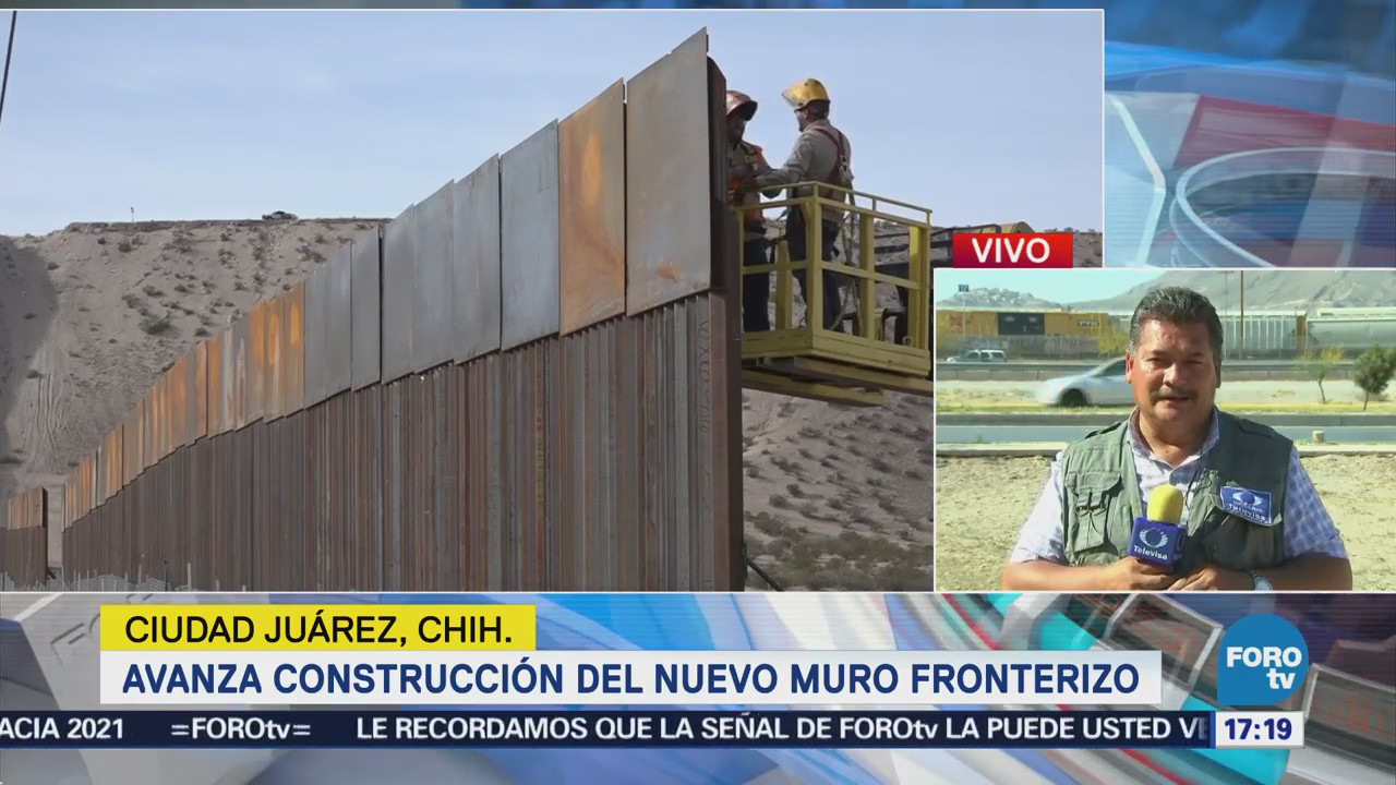 Avanza Construcción Nuevo Muro Fronterizo