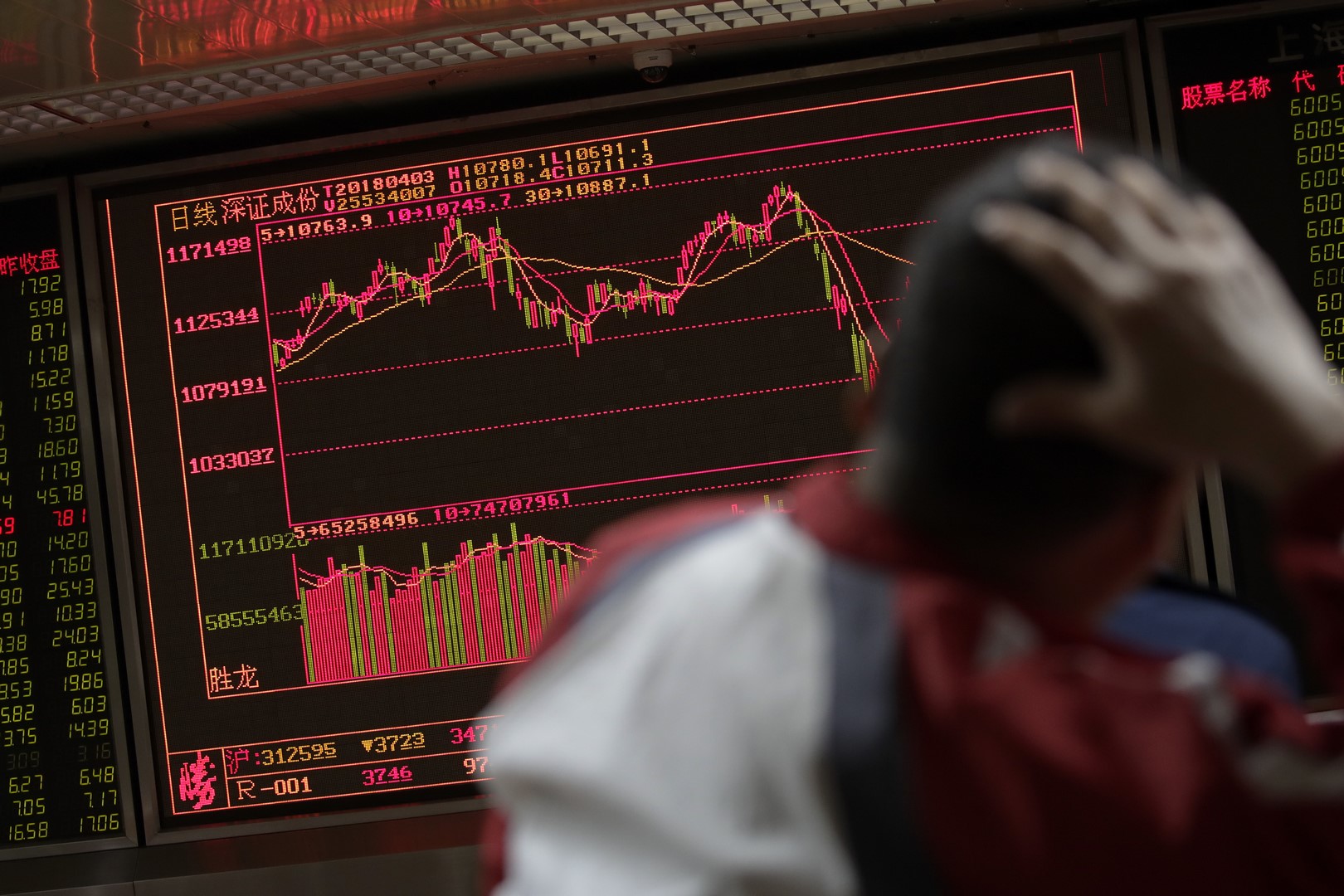 Bolsa de Tokio cae tras desplome de Wall Street