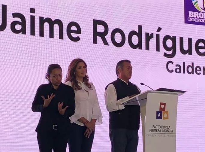 Jaime Rodríguez Calderón se compromete con desarrollo integral de la niñez