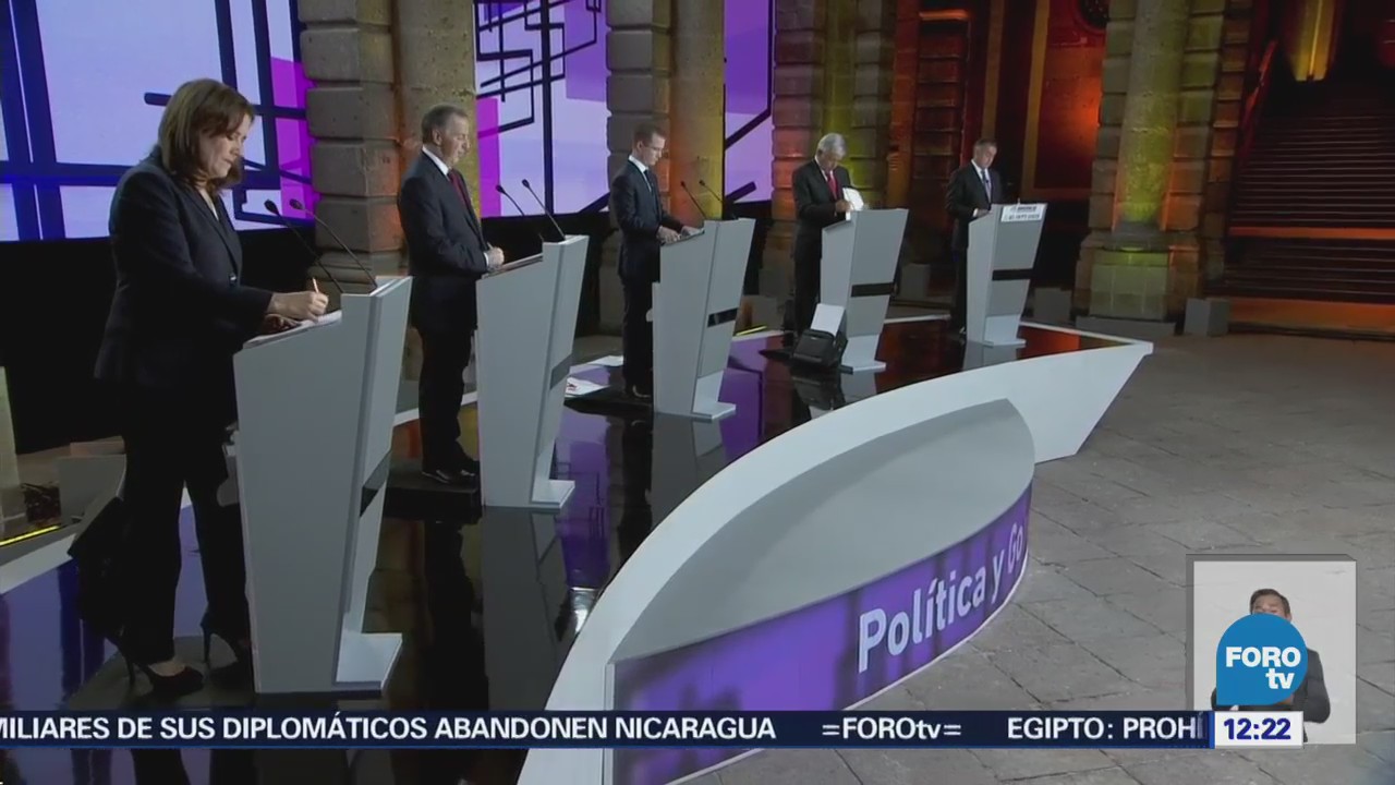 Candidatos presidenciales, confiados en su triunfo en el primer debate