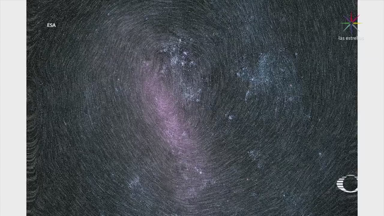 Captan 'huella dactilar' galáctica formada por millones de estrellas