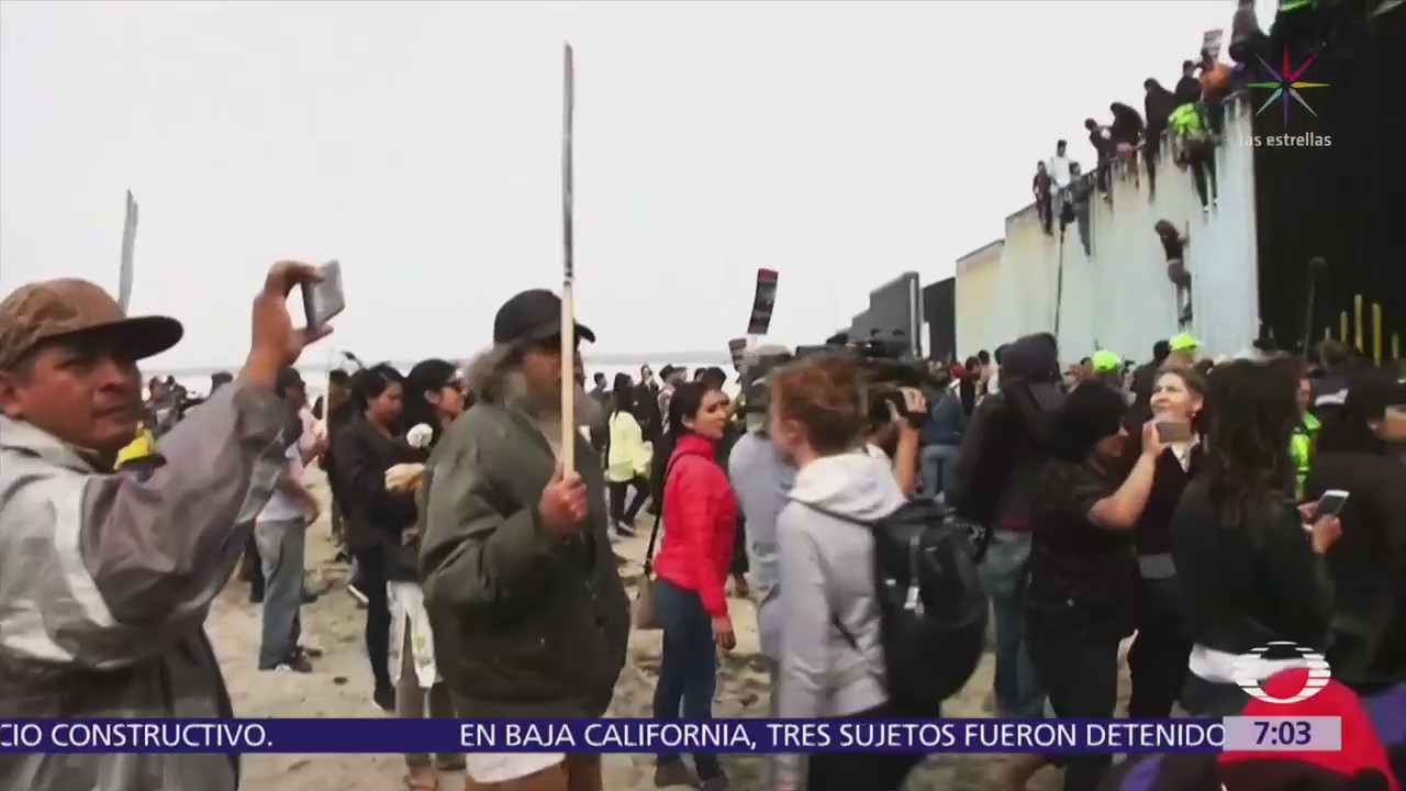Caravana del migrante llega a la frontera con EU