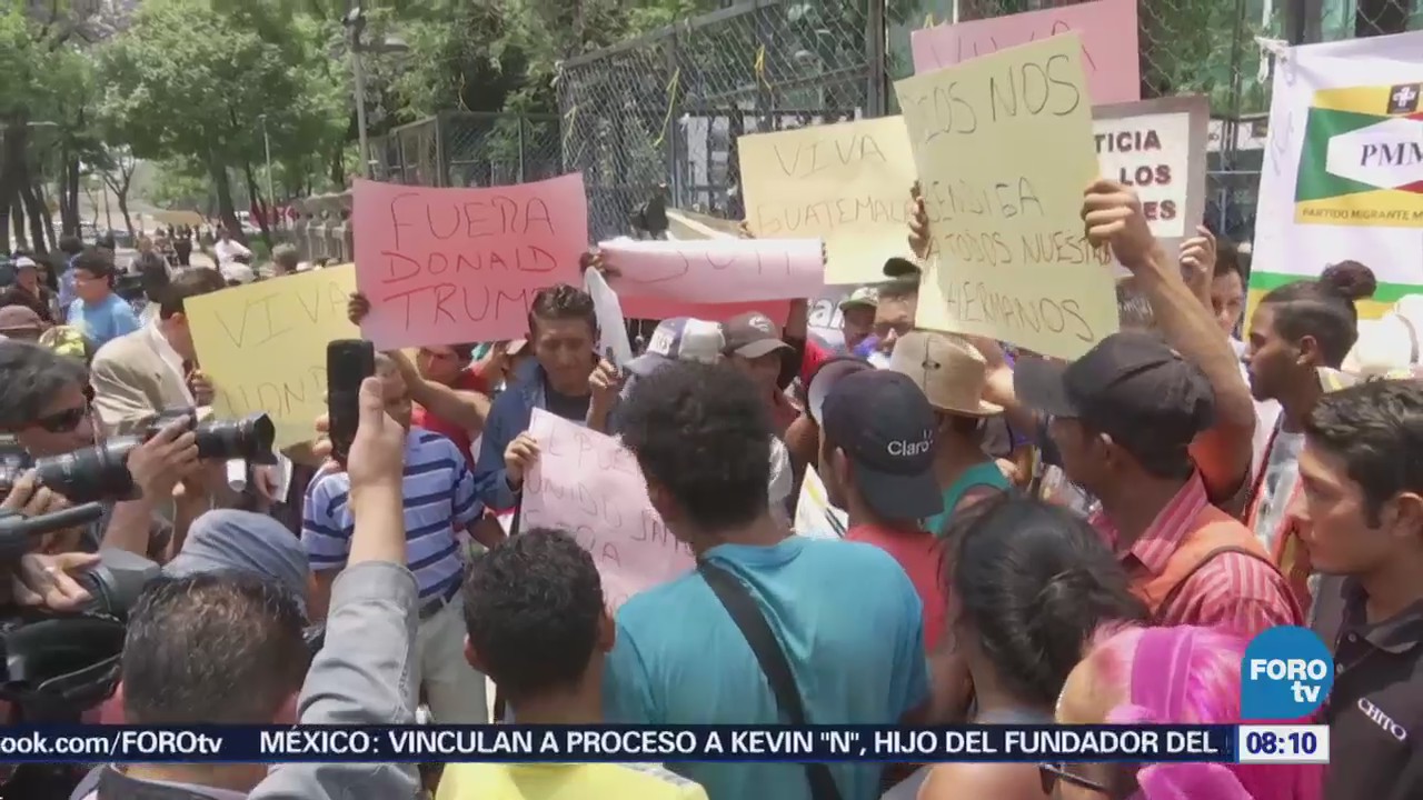 Caravana migrante llega a la Ciudad de México