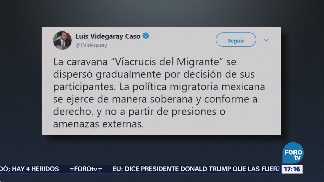 Caravana ‘Viacrucis Del Migrante’ Dispersó Decisión Participantes