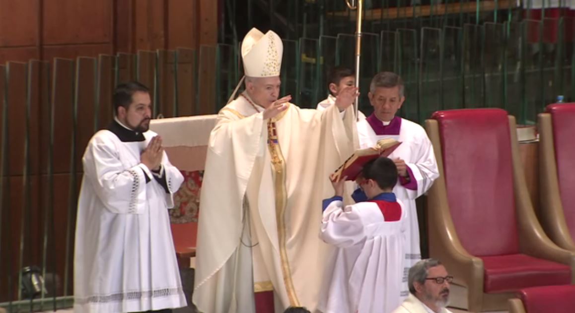 cardenal aguiar misa resurreccion basilica catolicos