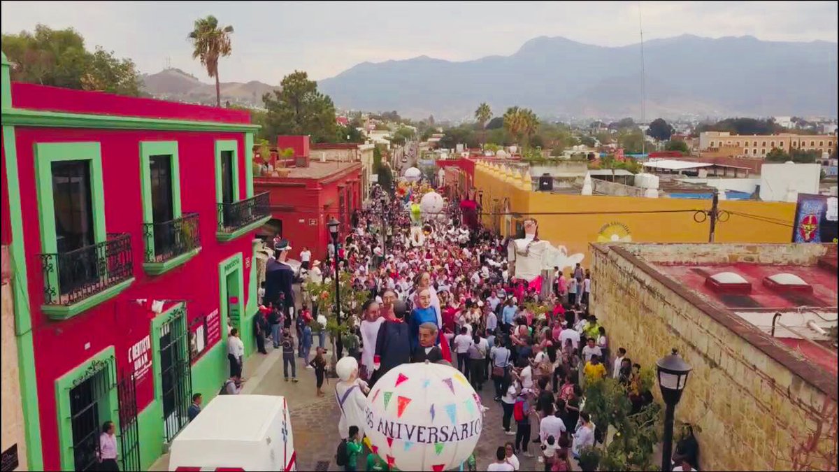 Celebración del 486 aniversario de Oaxaca