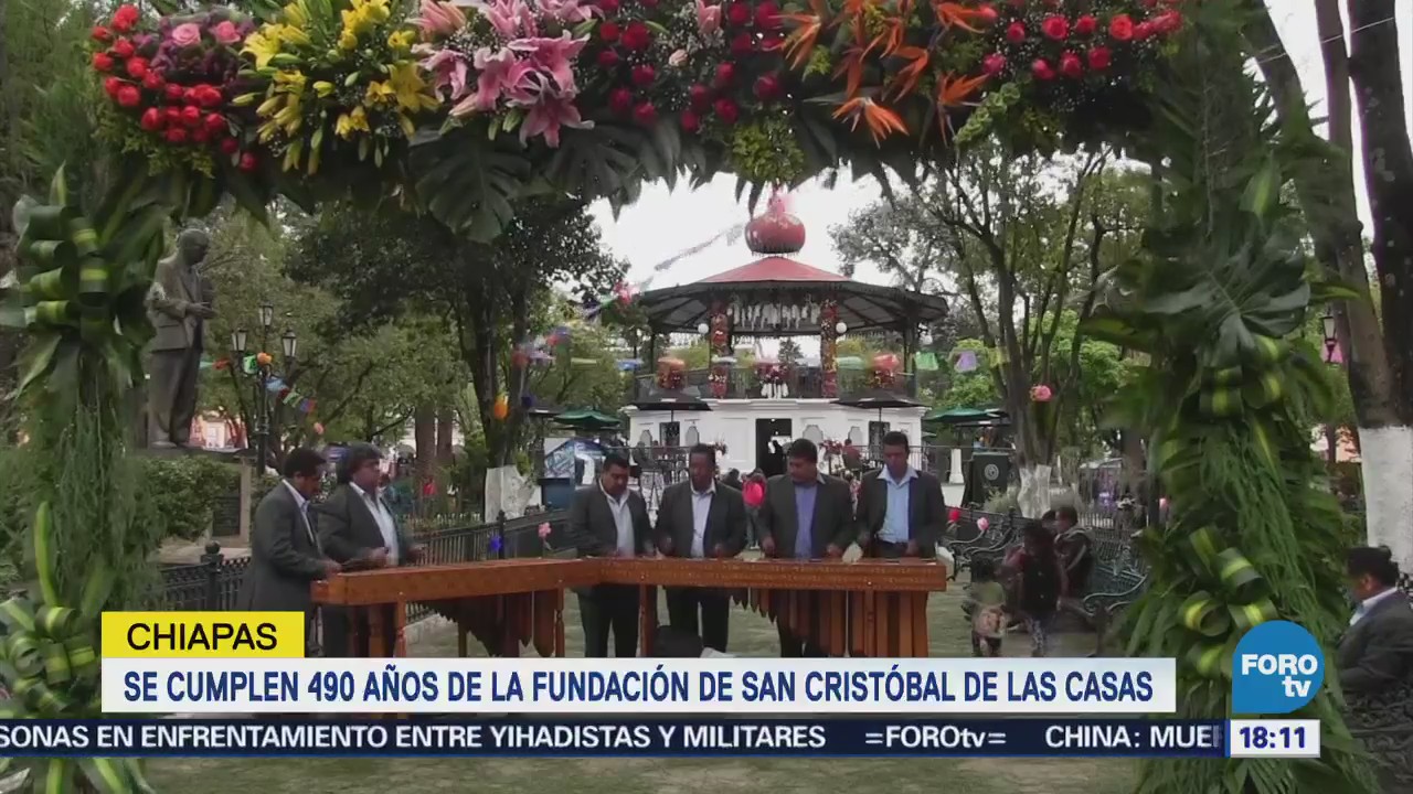 Celebran 490 Años Fundación San Cristóbal Casas, Chiapas