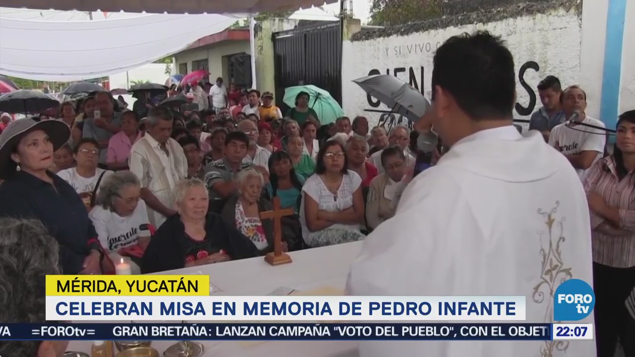 Celebran Misa Memoria Pedro Infante Mérida Yucatán