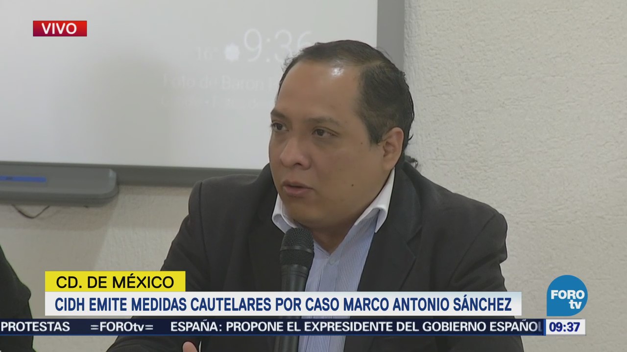 CIDH emite medidas cautelares por caso de Marco Antonio Sánchez