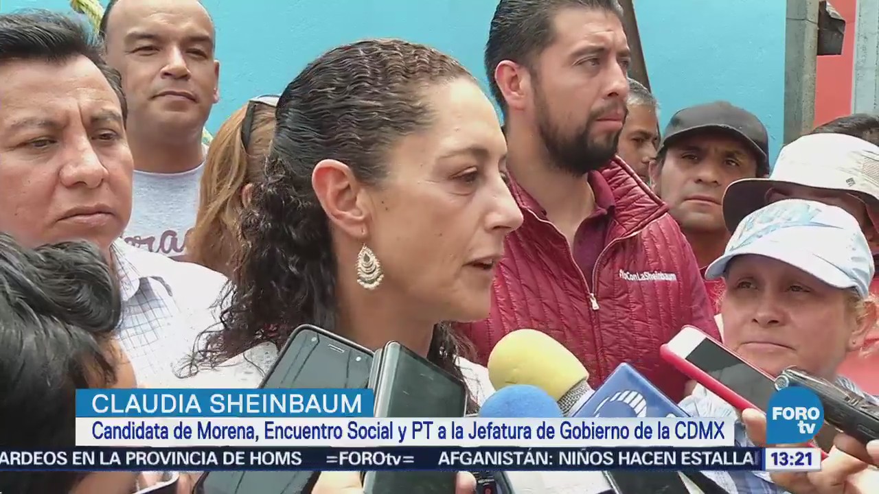 Claudia Sheinbaum Realiza Campaña Iztacalco Venustiano Carranza