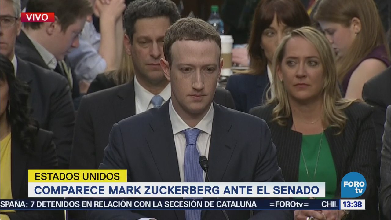 Comparece Mark Zuckerberg Ante Senado Eu