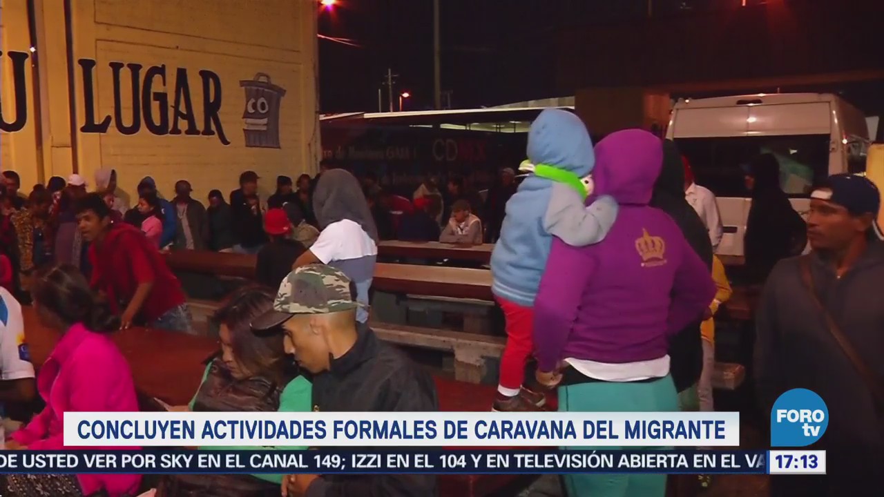 Concluyen Actividades Caravana Migrante Cdmx