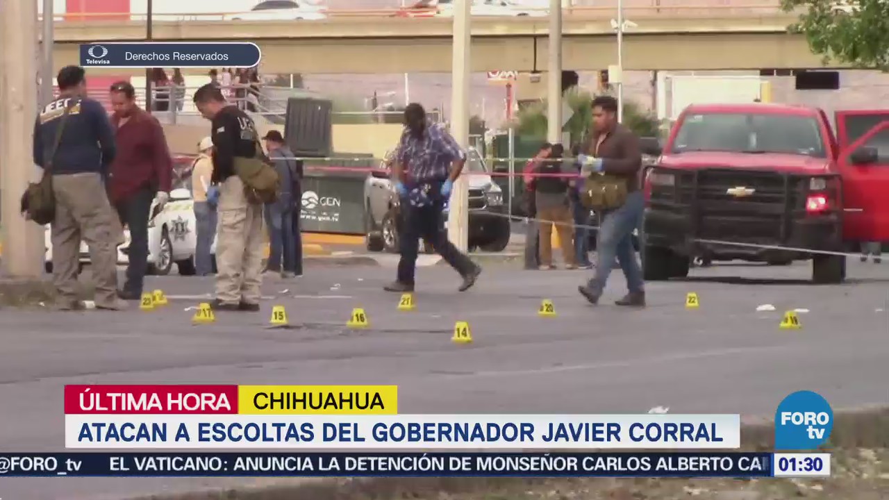 Confirma Javier Corral ataque contra su equipo de seguridad