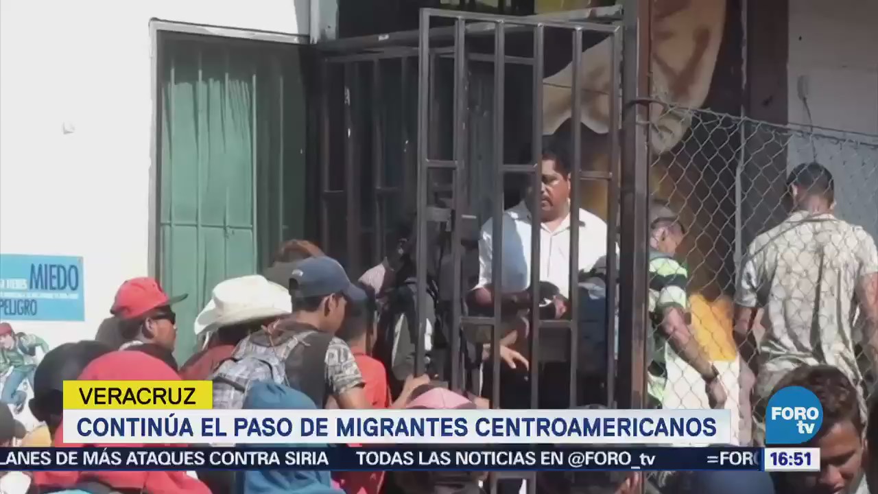 Veracruz Paso Migrantes Centroamericanos Hondureños Sueño Americano