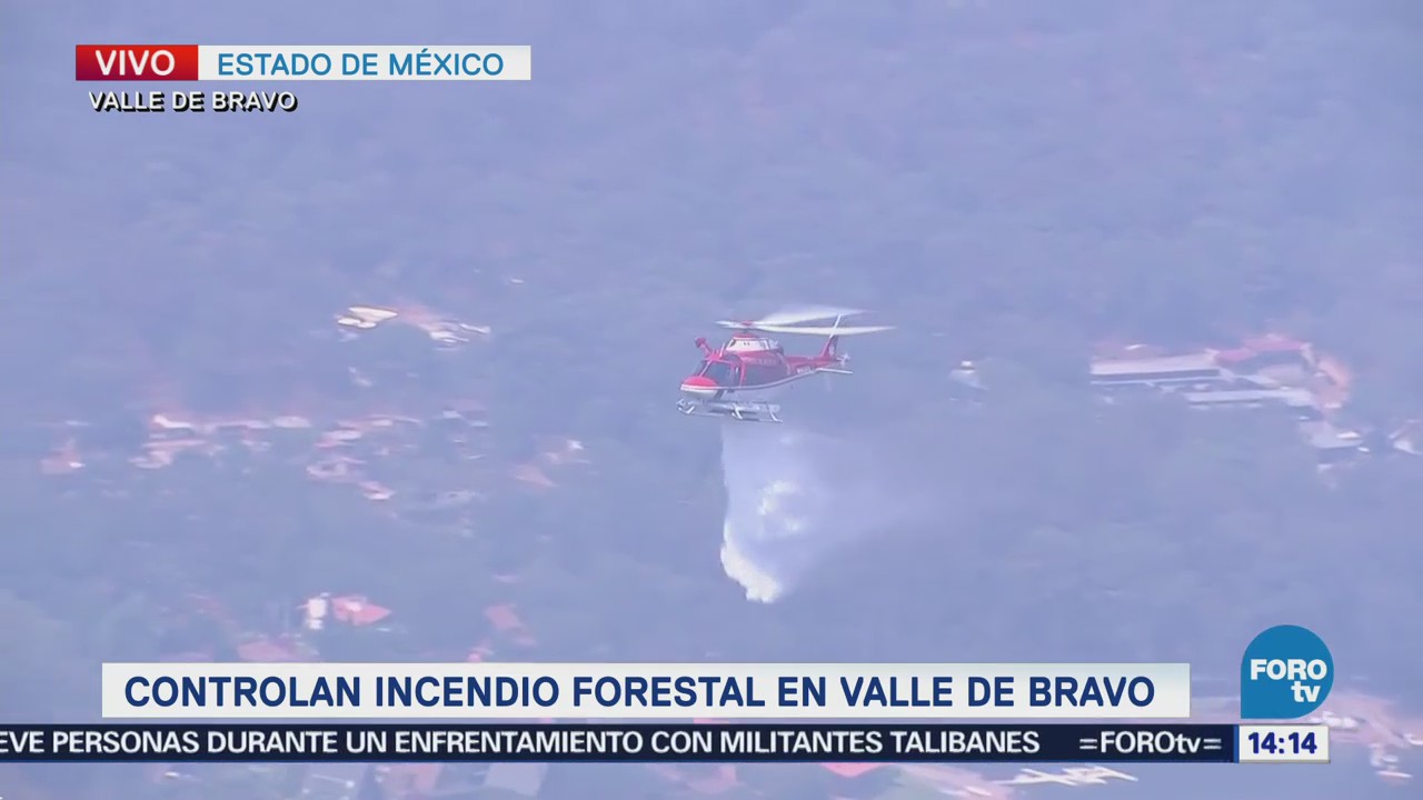 Controlan Incendio Forestal Valle De Bravo Edomex