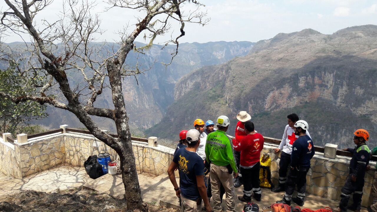 Buscan a hombre extraviado en el Cañón del Sumidero, en Chiapas