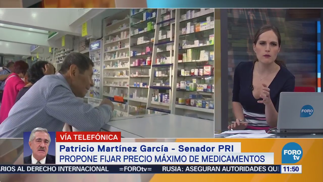 El senador Patricio Martínez propone fijar precio máximo a medicamentos