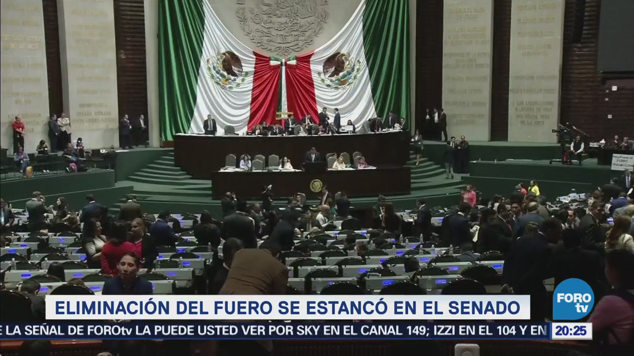Eliminación Fuero Se Estanca Senado Mexicano Política