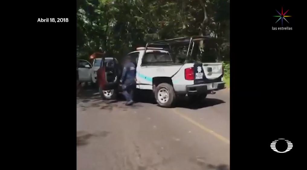 Policías de Catemaco emboscan a agentes de la AIC