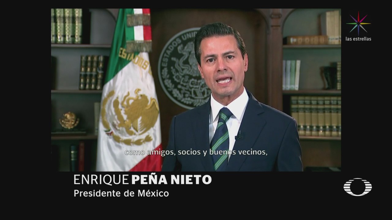 EPN fija postura de México ante envío de Guardia Nacional